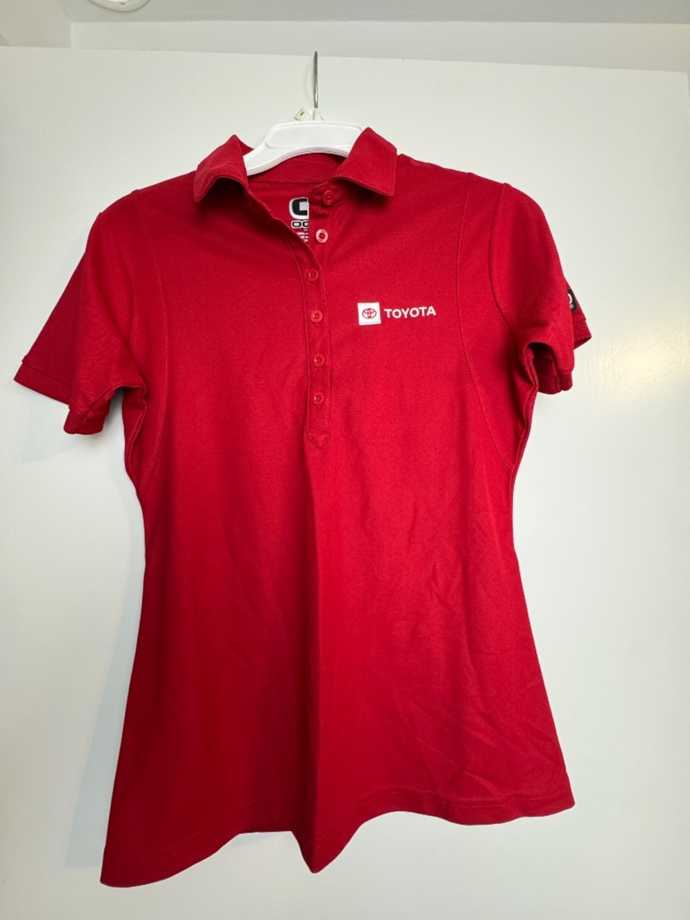 Toyota Women's Red Polo - Size XS - Short Sleeve - Ogio Brand w/Tags